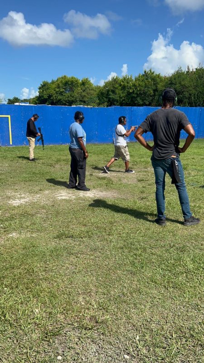 Intermediate pistol training drill at 360 Tactical Miami
