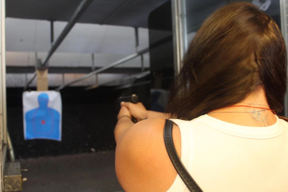 Students at concealed carry class