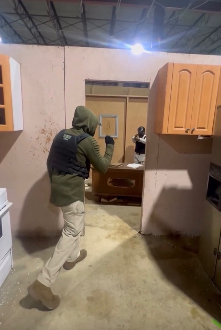 Home clearing scenario-based tactical training in Miami